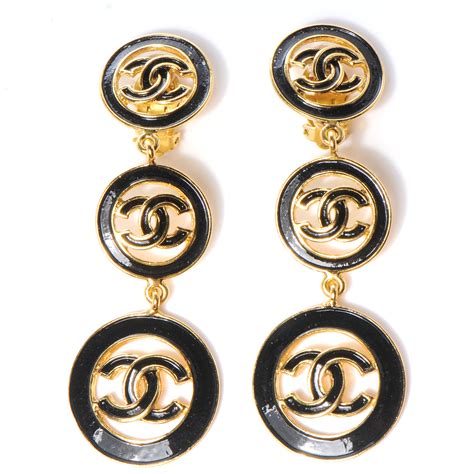 chanel clip on earrings 2017|authentic Chanel earrings.